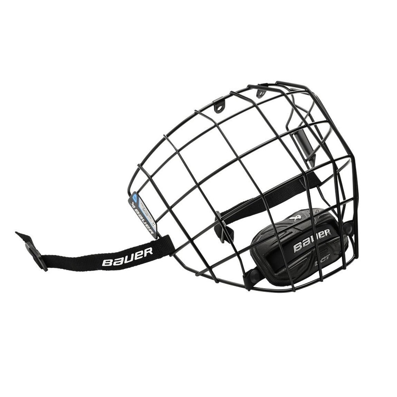 Bauer II Facemask|XS|S|M|L|Black|I2|White