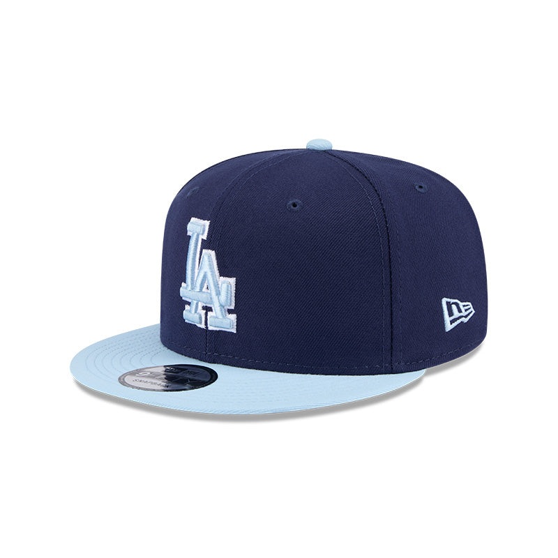 Los Angeles Dodgers Navy/Light Blue Color Pack Two-Tone 9FIFTY Snapback Hat