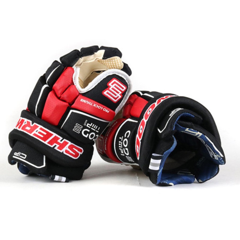 11 Sherwood Code TMP 1 Black/Red/White Gloves