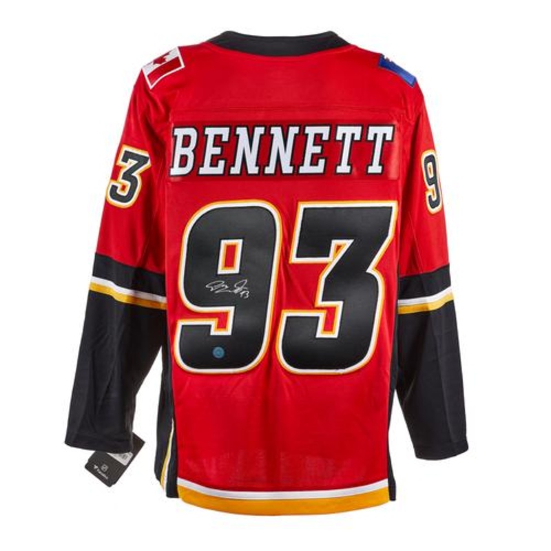Sam Bennett Calgary Flames Autographed Fanatics Jersey
