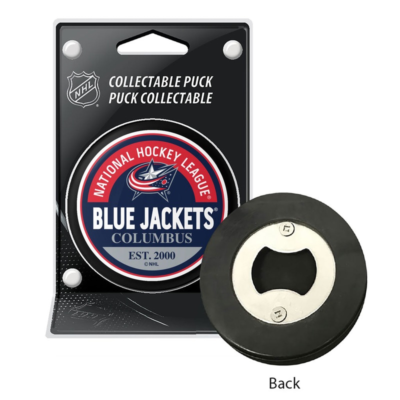 Columbus Blue Jackets Block Puck Bottle Opener