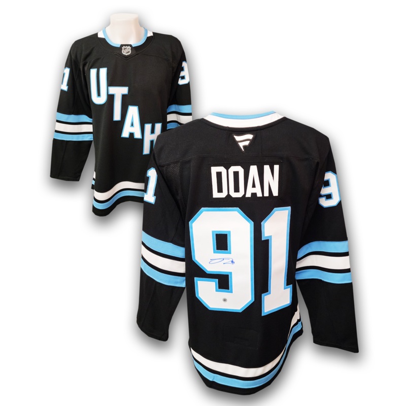 Josh Doan Autographed Utah Hockey Club Home Fanatics Premium Jersey