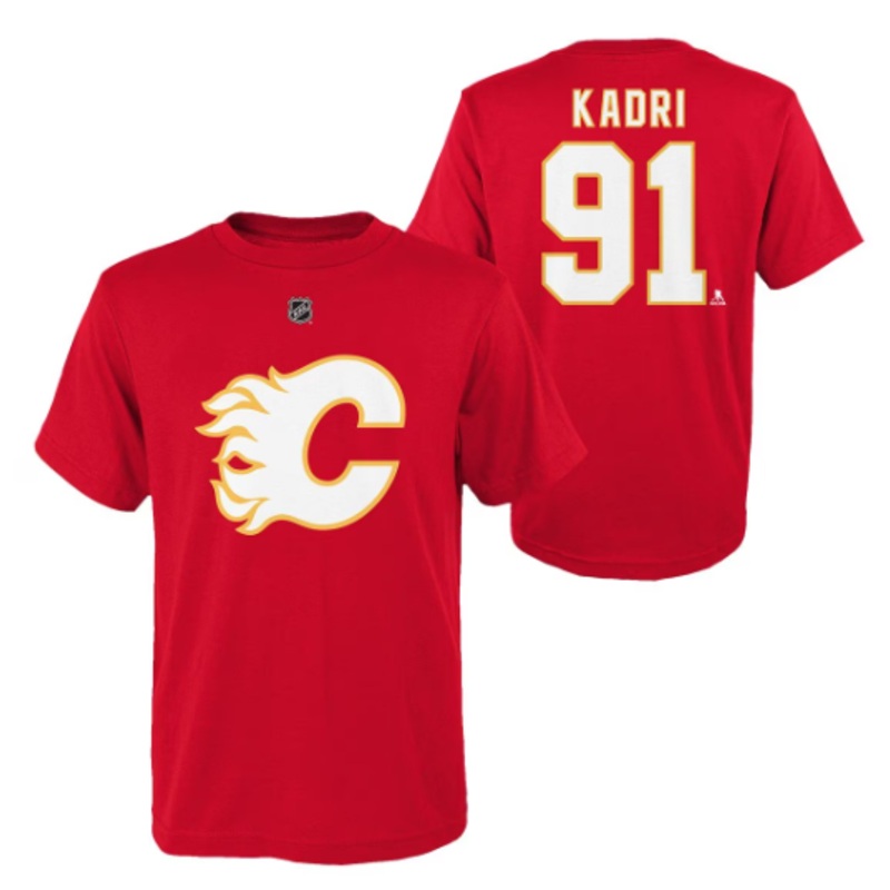 NHL Flames Youth Name & Number T-Shirt – Kadri