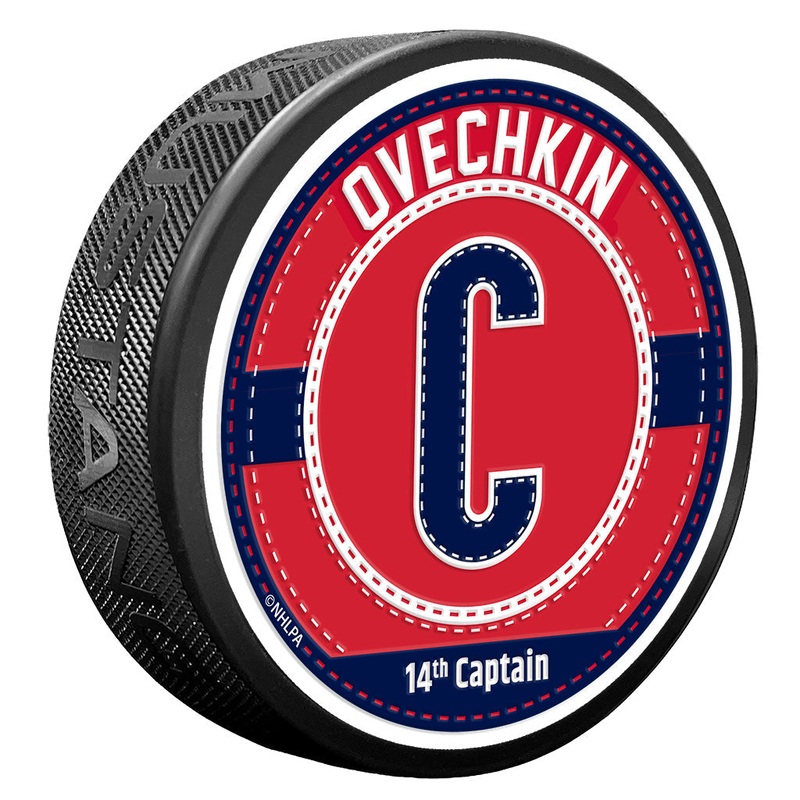 Alexander Ovechkin Puck – Captain Jersey Stitch