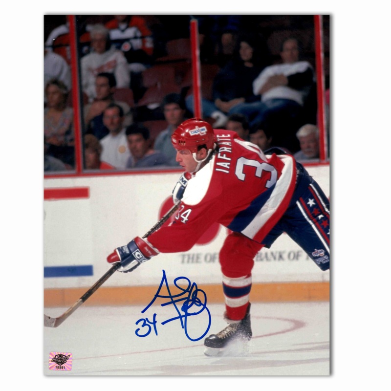 Al Iafrate Autographed Washington Capitals 8×10 Photo