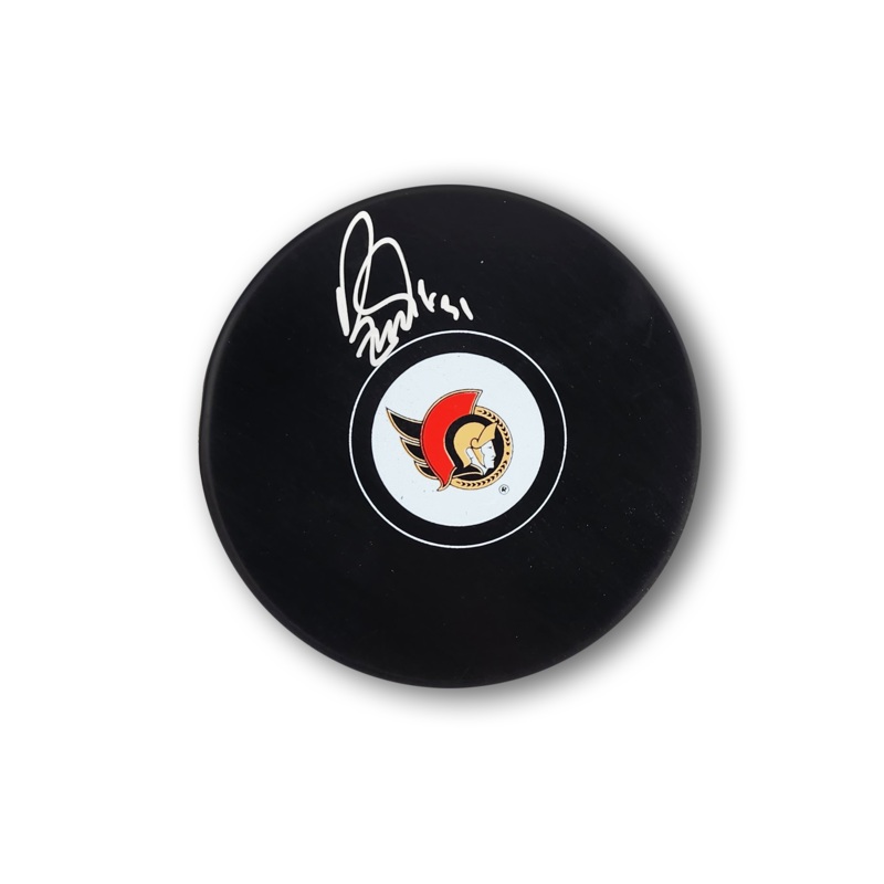 Ron Tuggnutt Autographed Ottawa Senators Hockey Puck