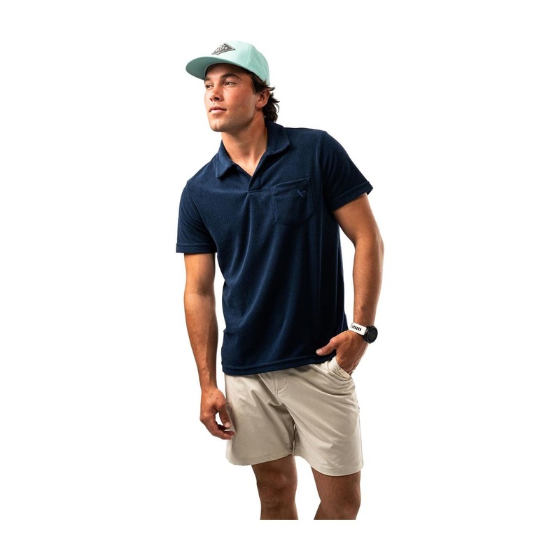 Bauer T-Shirt Terry Polo Sr Navy