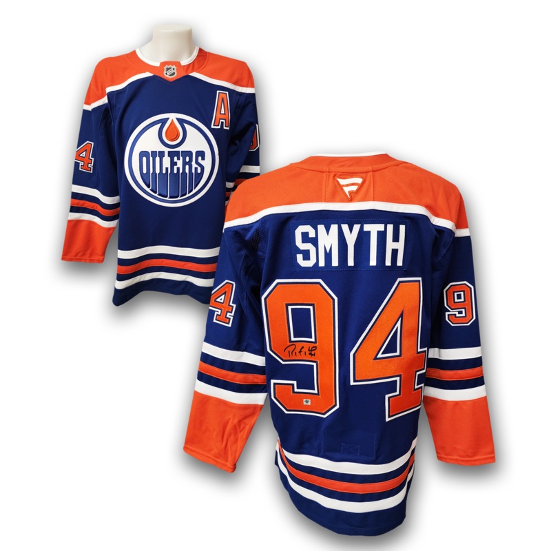 Ryan Smyth Autographed Edmonton Oilers Fanatics Premium Jersey