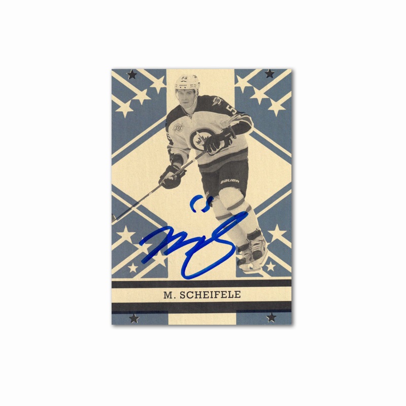 2011-12 #625 OPC Retro MARK SCHEIFELE Autographed Rookie Card