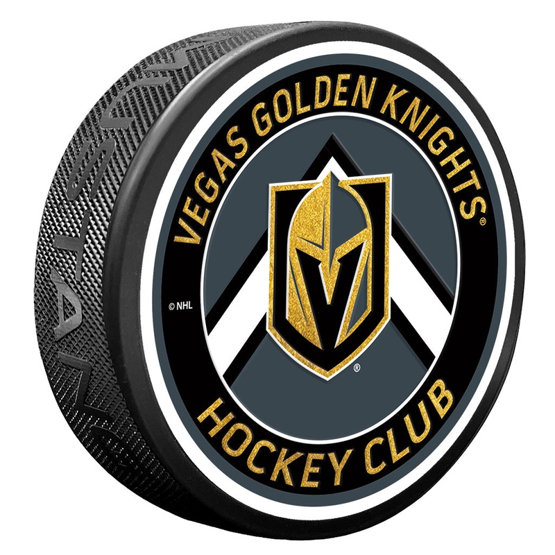 Vegas Golden Knights Puck – Chevron Banner