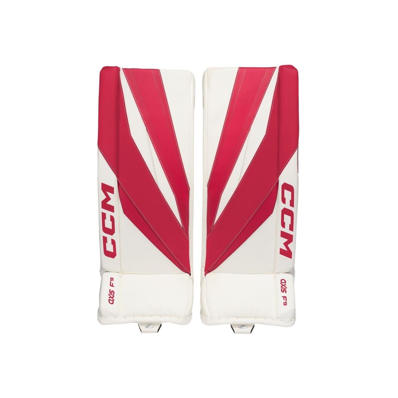 CCM Goalie Leg Pads Axis F9 Sr Detroit