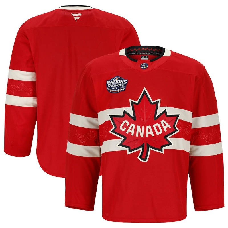 Canada 2025 4 Nations Face-Off Authentic Pro Jersey – Red