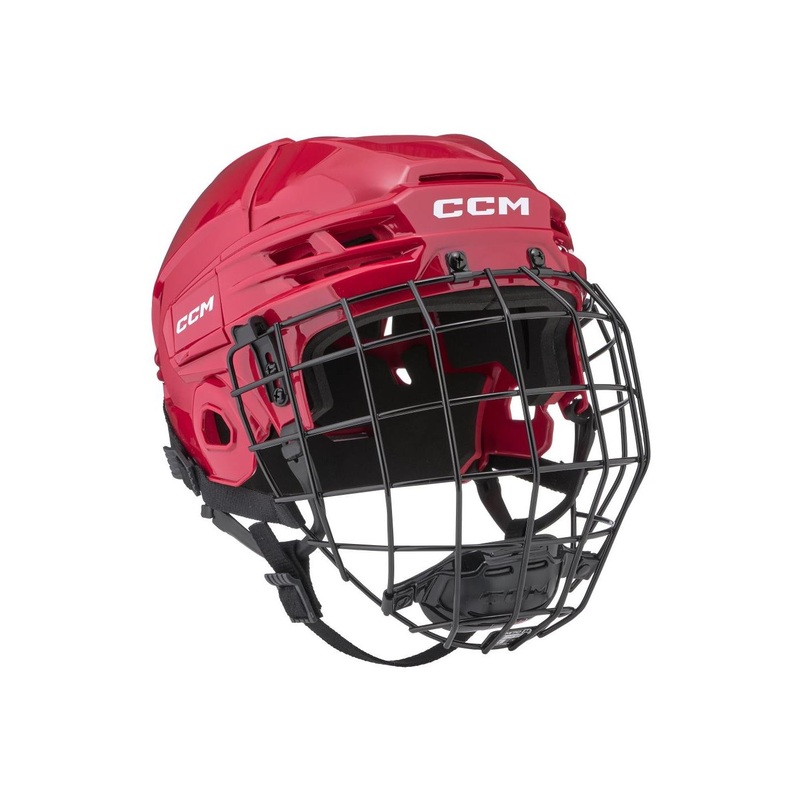 CCM Hockey Helmet Tacks 70 Combo SR Red