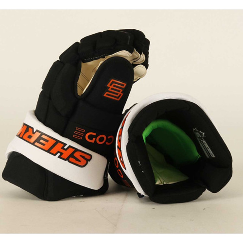 13 Sherwood Code Encrypt 1 Gloves – Team Stock Philadelphia Flyers