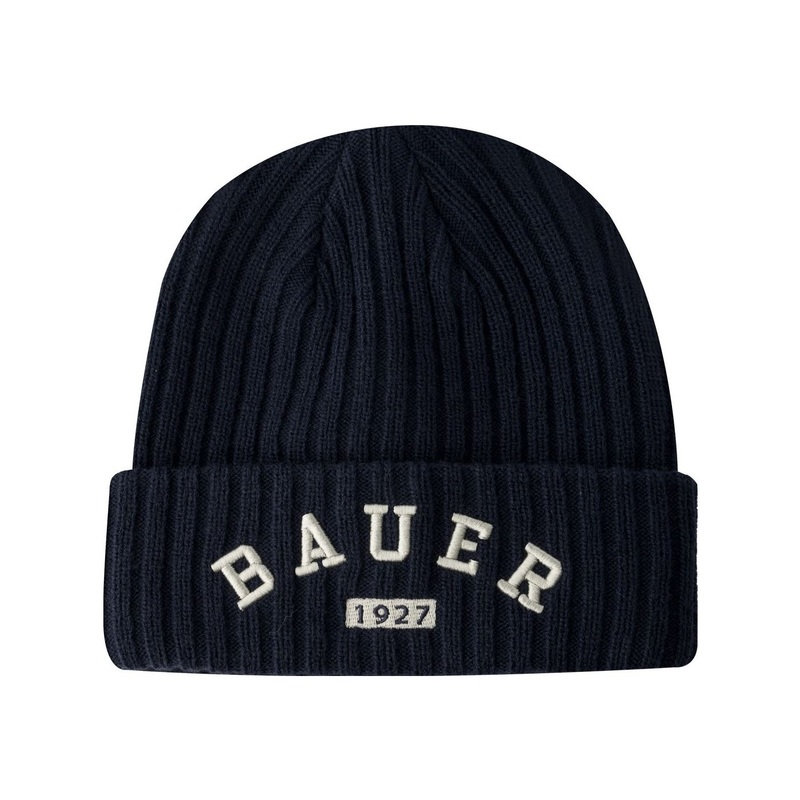 Bauer Hat Ribbed Knit Toque Sr Navy