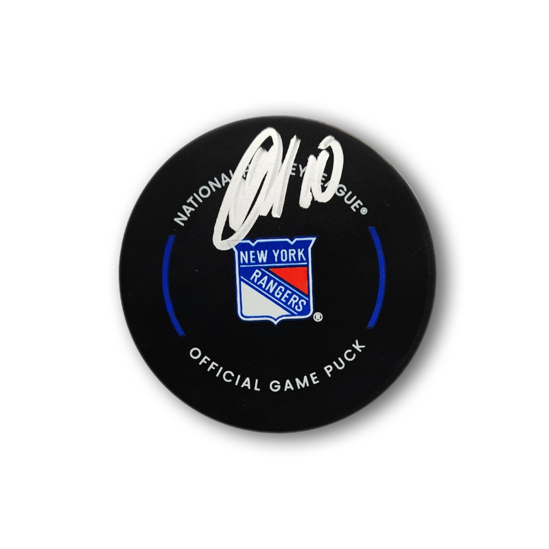 Artemi Panarin Autographed New York Rangers Official Hockey Puck
