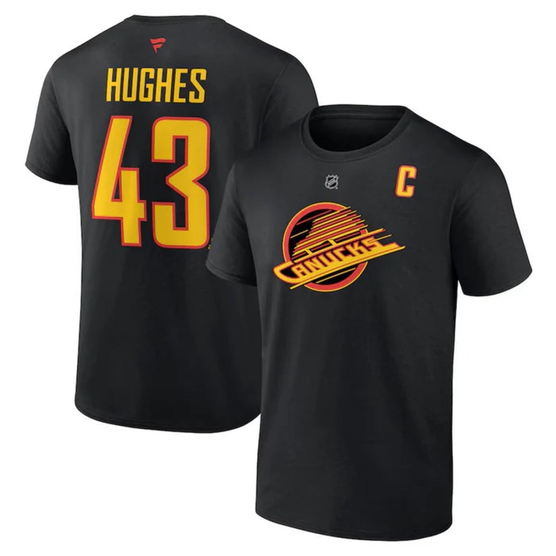 Authentic Stack Men’s Tee Vancouver Canucks – Hughes