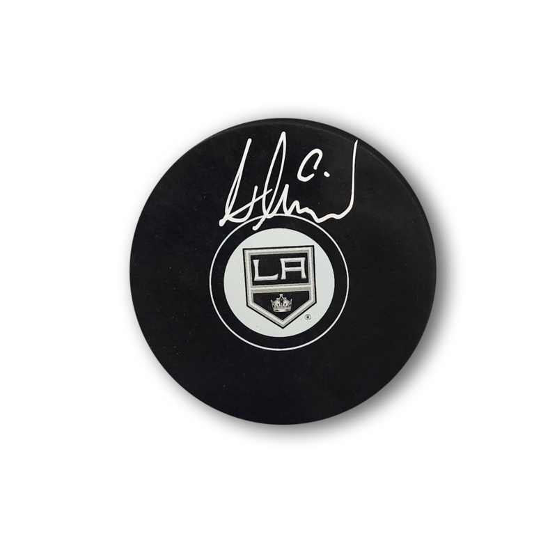 Adrian Kempe Autographed Los Angeles 2024 Hockey Puck