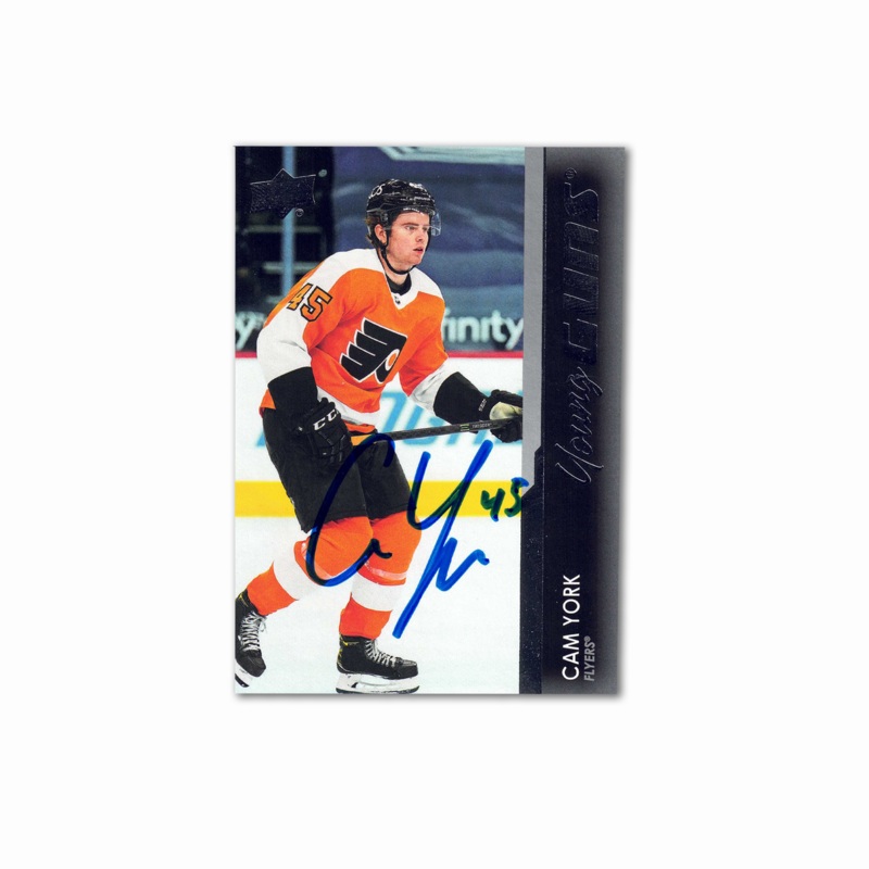 2021-22 UD Youg Guns #243 CAM YORK Autographed Rookie Card