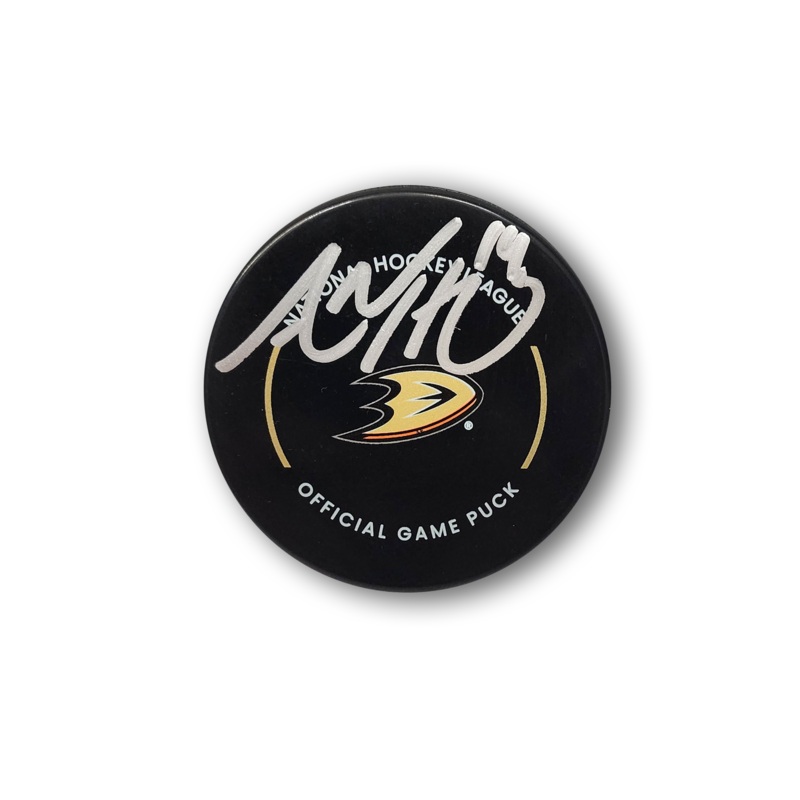 Adam Henrique Autographed Anaheim Ducks Official Hockey Puck