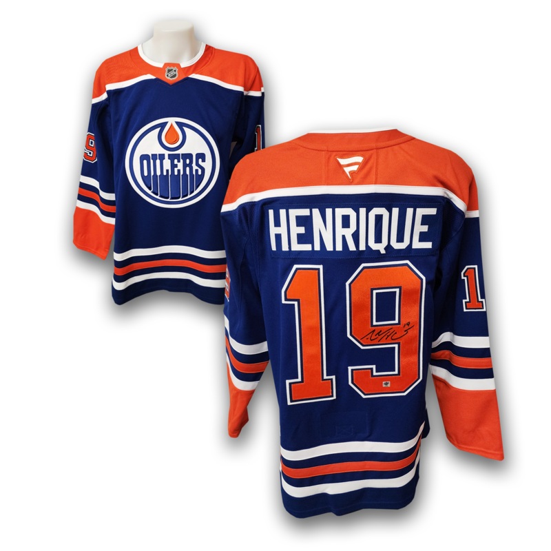 Adam Henrique Autographed Edmonton Oilers Fanatics Premium Jersey