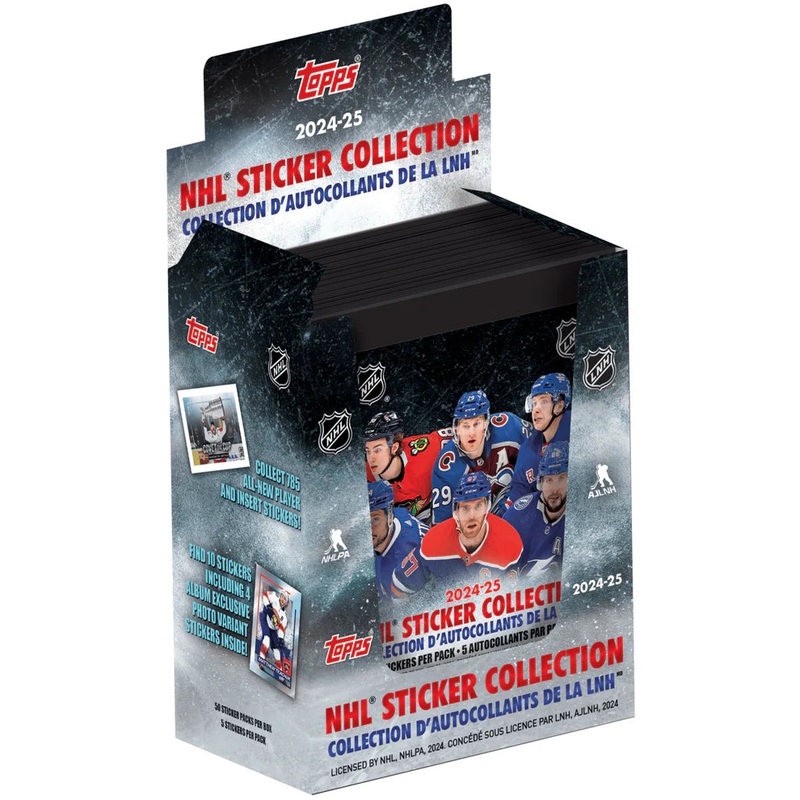 2025 TOPPS NHL STICKER PACKS