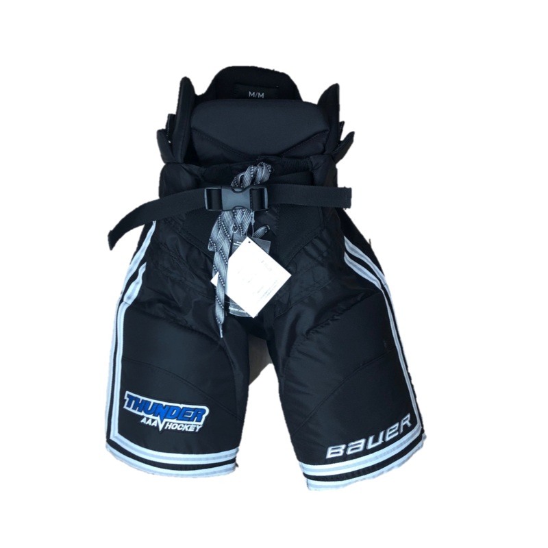 Bauer Nexus- Pro Stock Junior Hockey Pants (Black/White/Blue)