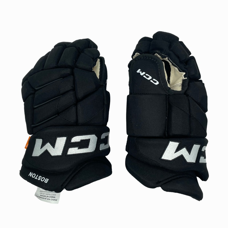 CCM HGPJS – NHL Pro Stock Glove – Boston Bruins (Black/White)