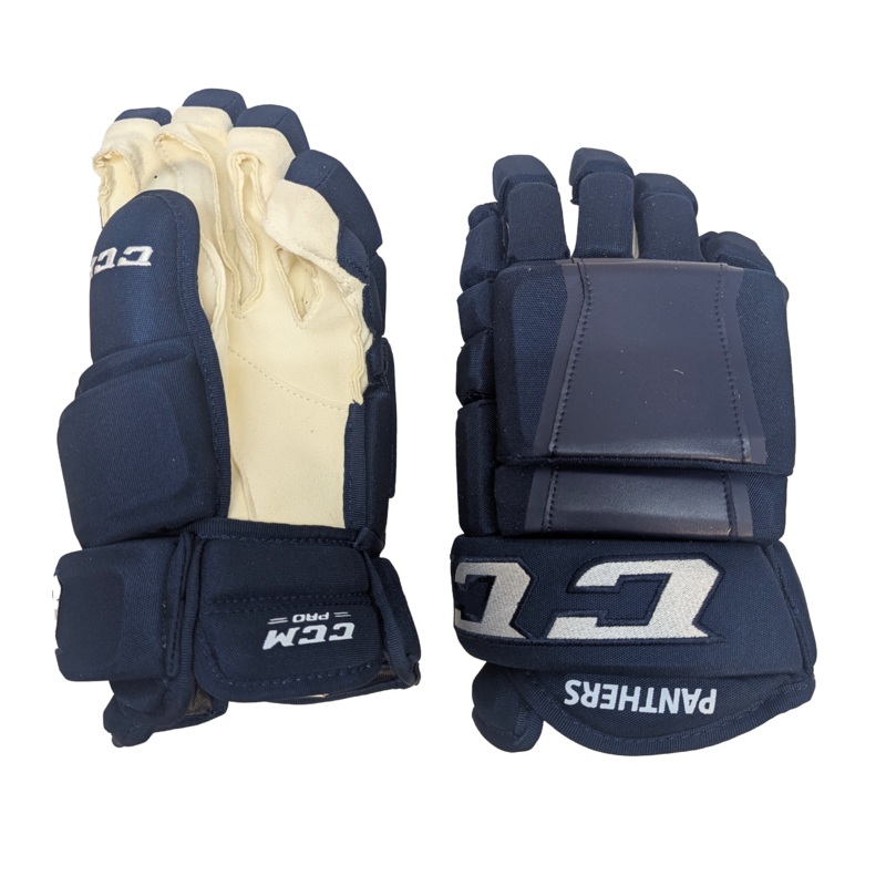 CCM HG97PP – NHL Pro Stock Glove – Florida Panthers (Navy)