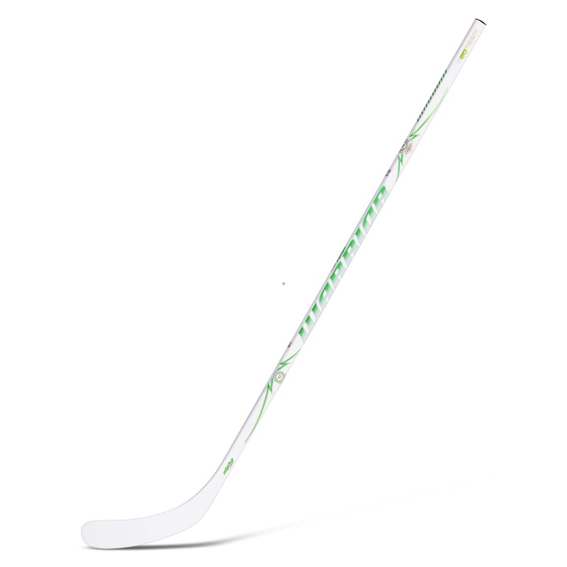 Warrior Alpha Deluxe Junior Hockey Stick – 40 Flex – White