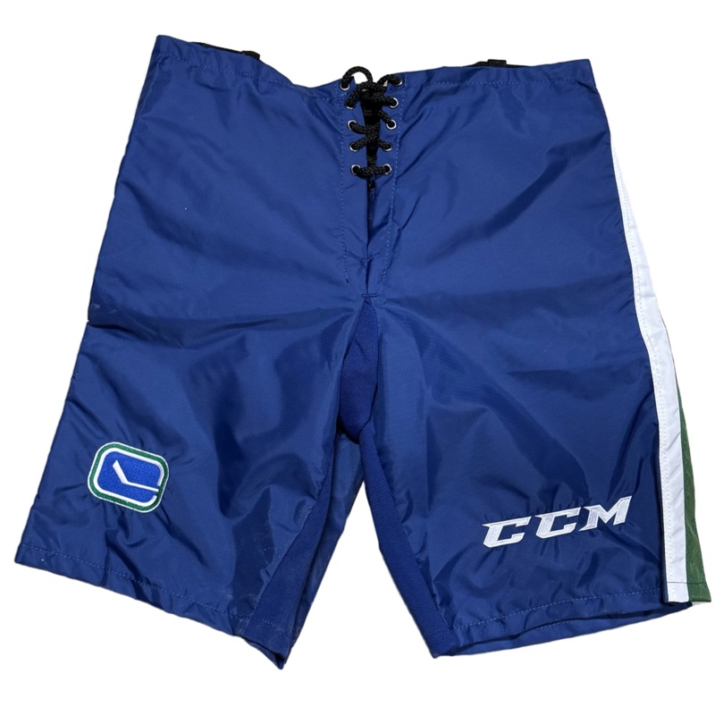 CCM PP10 – New NHL Pro Stock Pant Shell – Vancouver Canucks (Blue/Green/White)