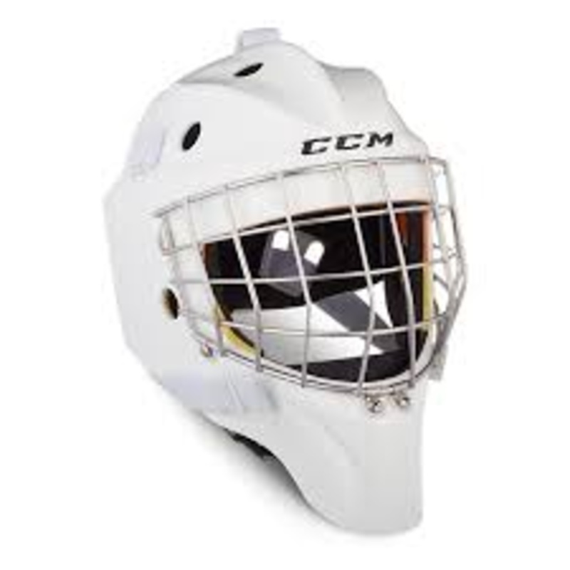 CCM Axis – New Pro Stock Goalie Helmet (White)