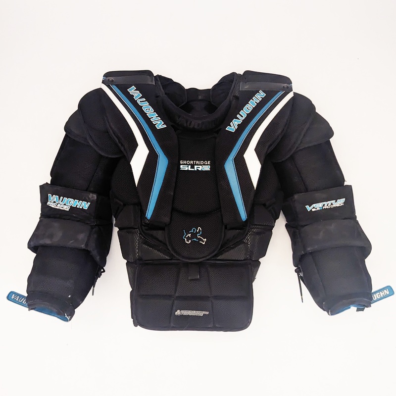 Vaughn SLR2 Pro Carbon – Used Pro Stock Goalie Chest Protector (Black)