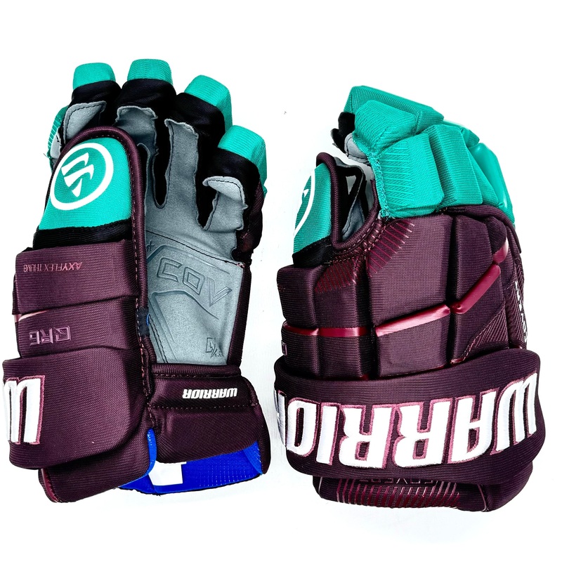 Warrior Covert QR6 – Team Stock Glove – Anaheim Ducks (Plum/Teal)