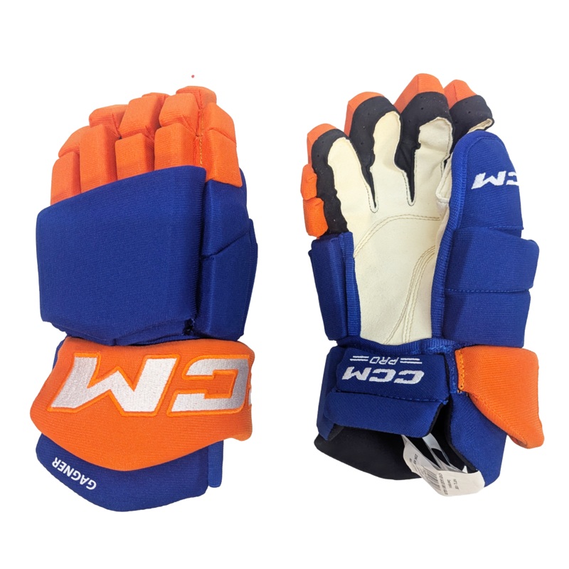 CCM HGTKPP – NHL Pro Stock Glove – Sam Gagner (Blue/Orange)