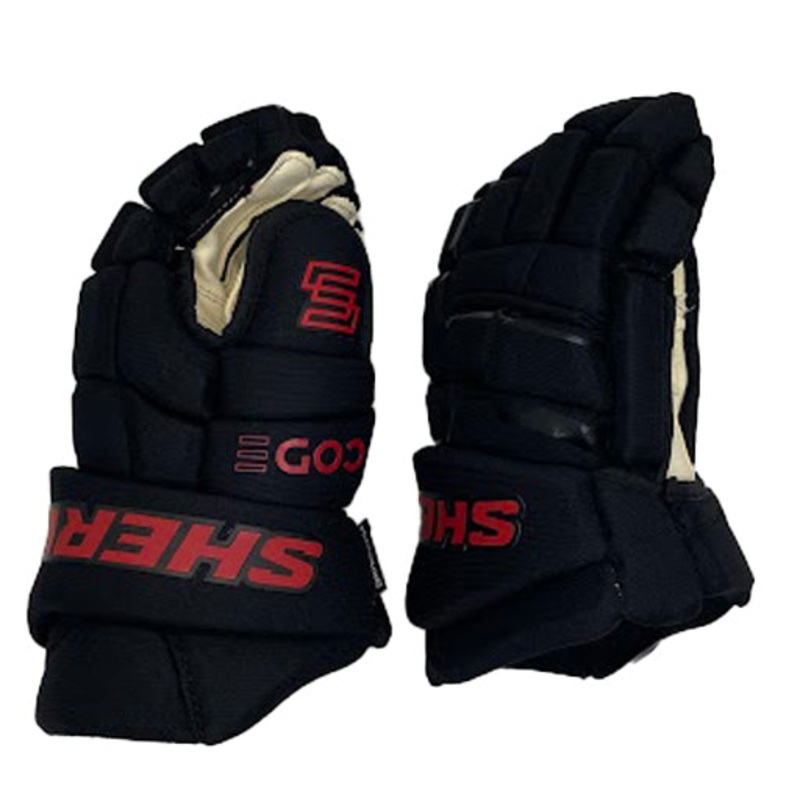 Sherwood Code Encrypt 1 -Team Stock Glove – Carolina Hurricanes (Black/Red)