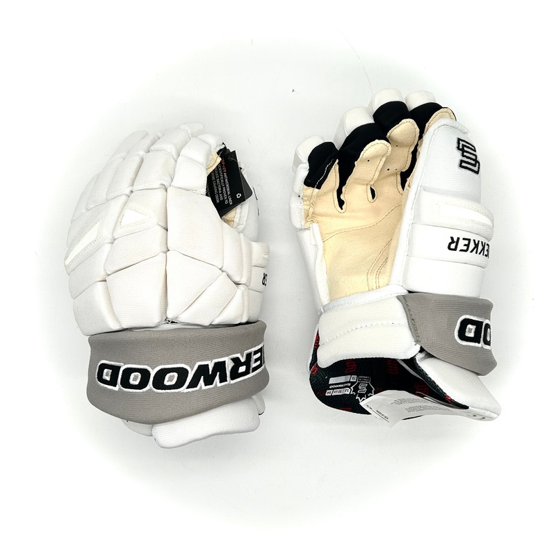 Sherwood Rekker Legend Pro – NHL Pro Stock Glove – Pro Palm – Los Angeles Kings (White/Grey/Black)