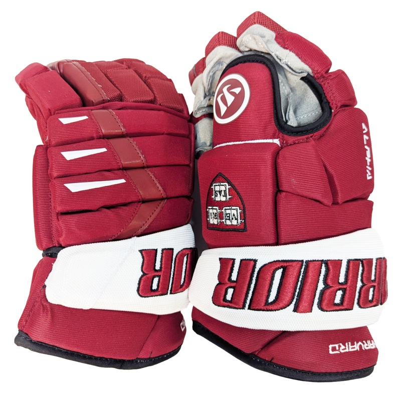 Warrior Alpha DX Pro – Pro Stock Glove (Crimson/White)