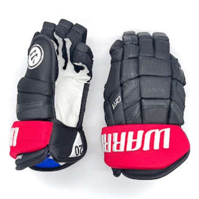Warrior Covert QR1 Pro – NHL Pro Stock Glove – Sebastian Aho (Black/Red)