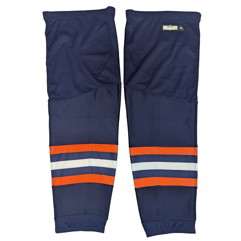CCM – New WHL Game Sock (Navy/Orange/White)