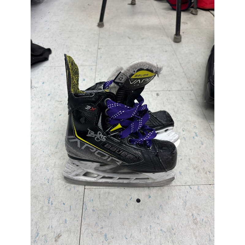 Used Bauer Vapor 3x Youth 12.0D Skates
