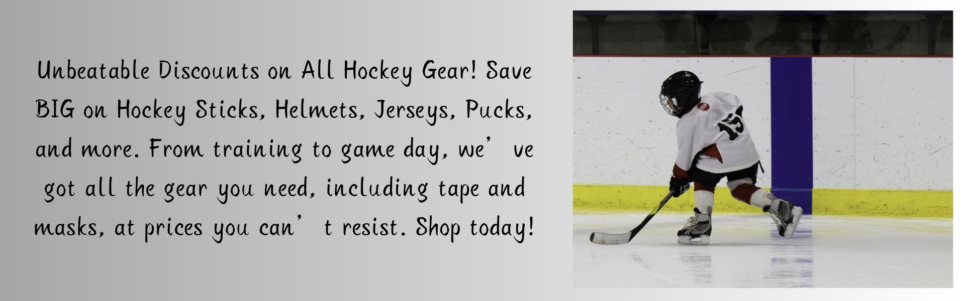 Shop Hockey Gear – Sticks, Jerseys, Helmets, Gloves, Pucks & More – High-Quality Equipment